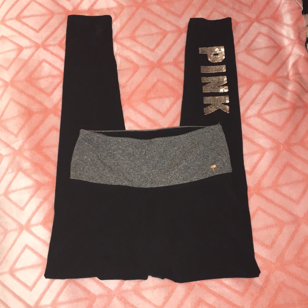 PINK Size Medium Yoga Pants